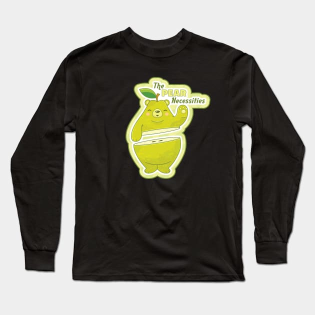 The PEAR Necessities Long Sleeve T-Shirt by Sam Potter Design